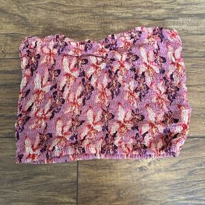 Benoa Swim Namika Tube Top in Bloom